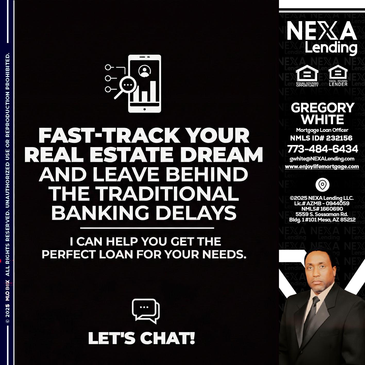 FAST TRACK - Gregory White -Mortgage Loan Officer