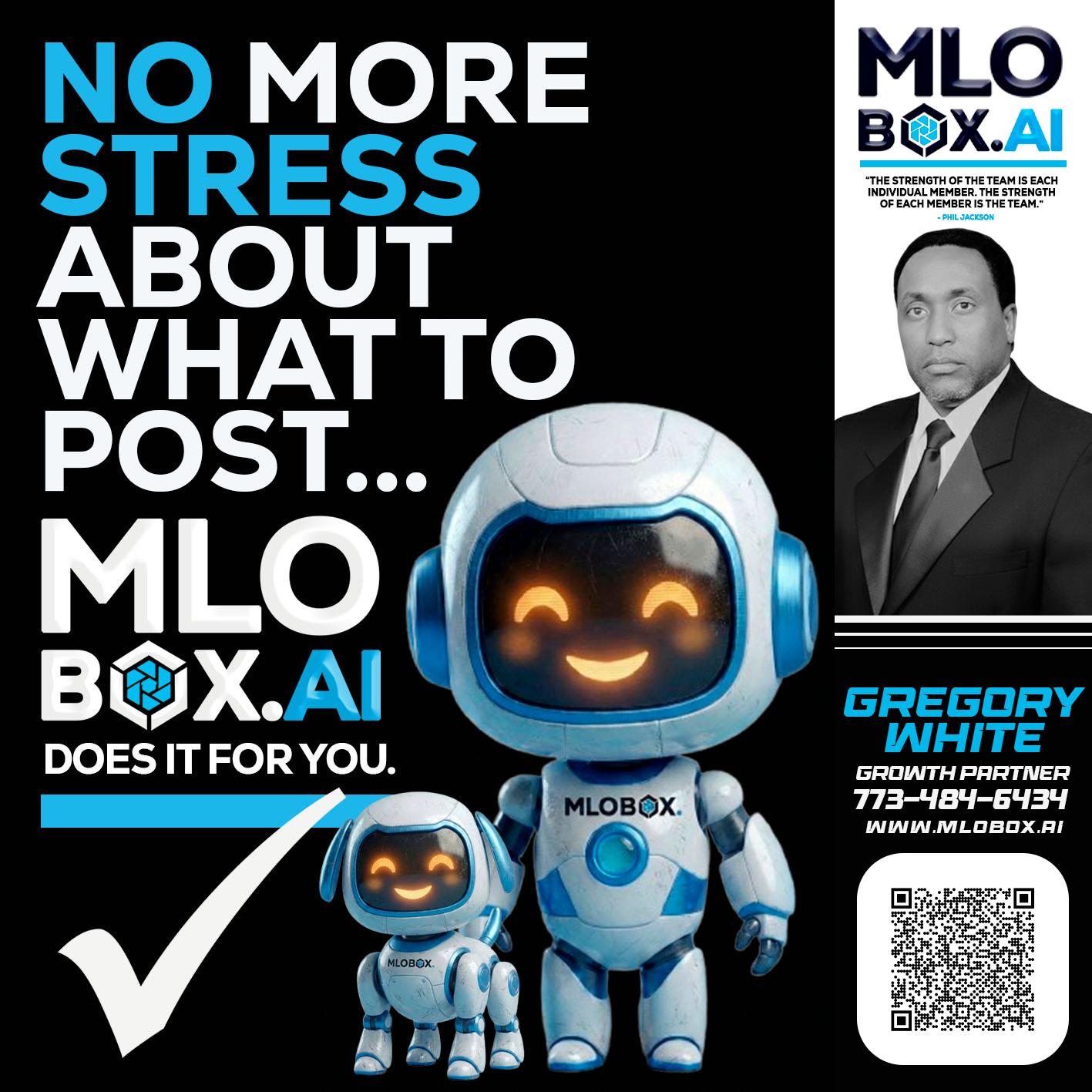 NO MORE STRESS - Gregory White -Mortgage Loan Officer