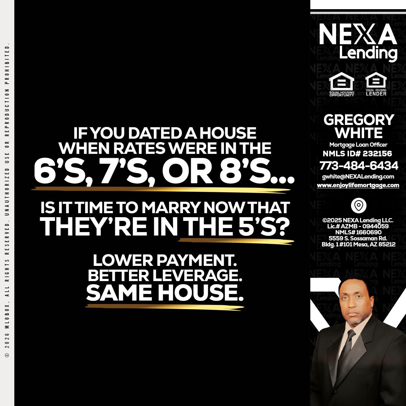 if you dated a house - Gregory White -Mortgage Loan Officer