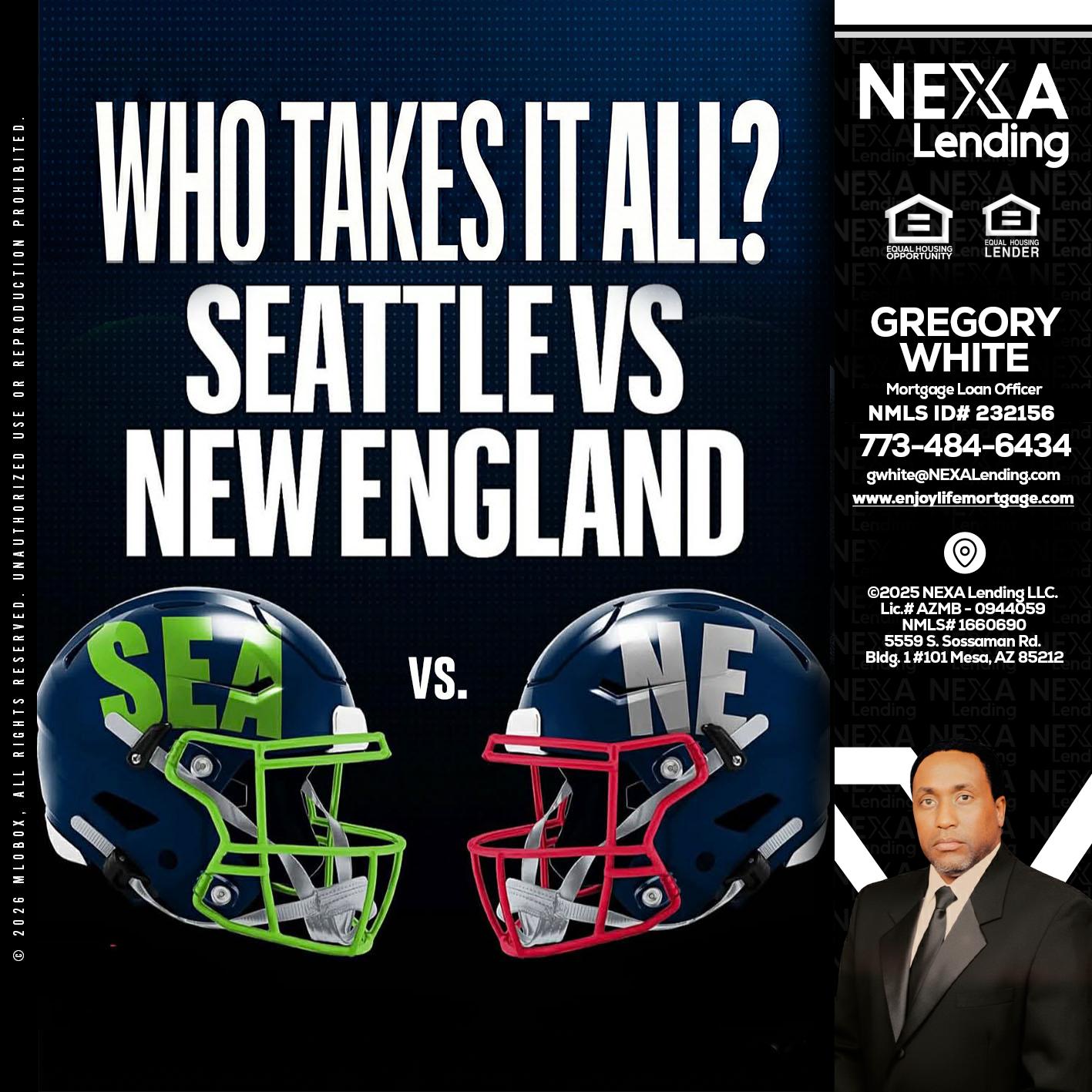 WHO TAKE IT ALL? - Gregory White -Mortgage Loan Officer