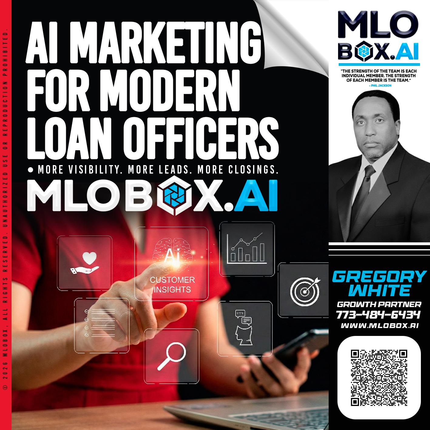 AI MARKETING - Gregory White -Mortgage Loan Officer