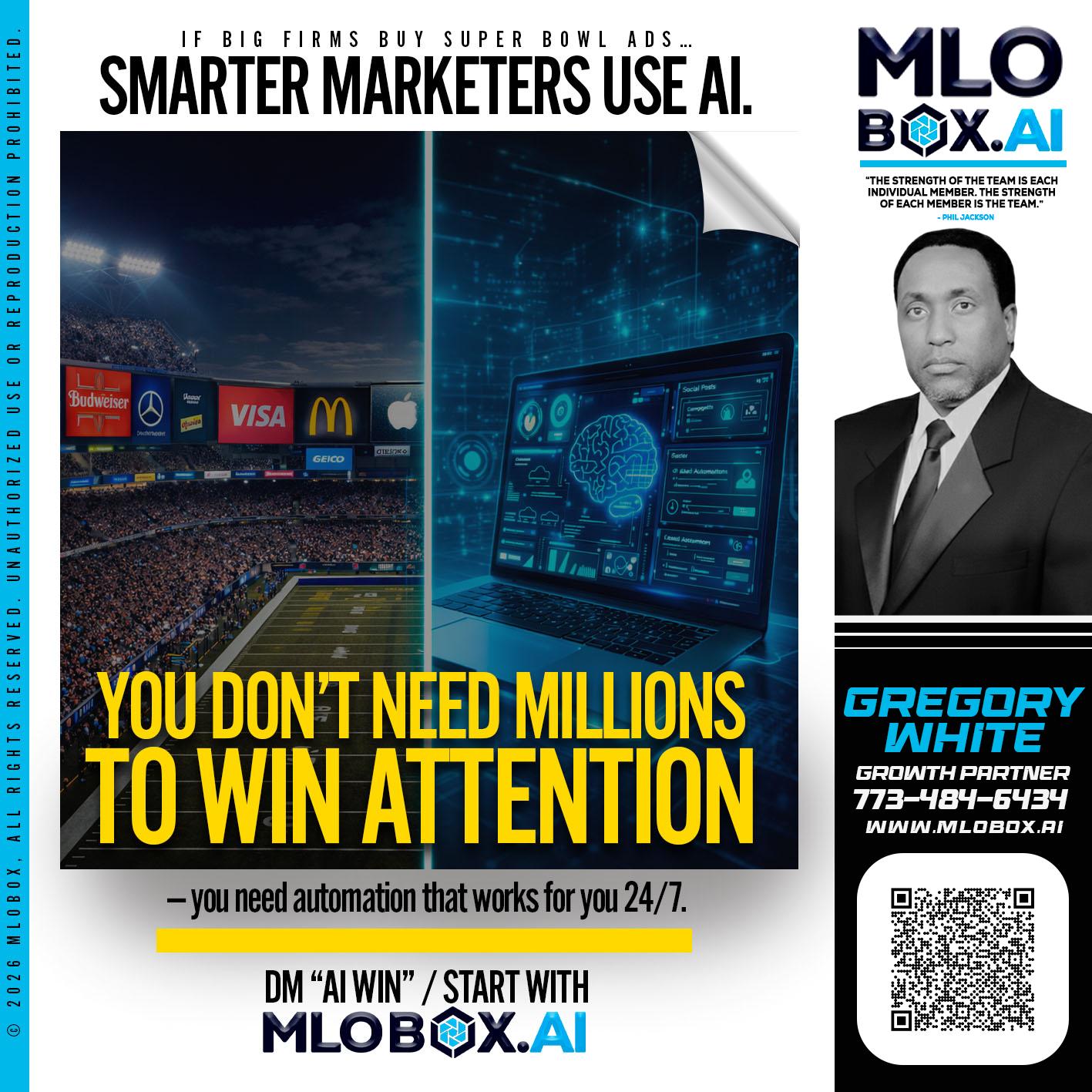 you don't need - Gregory White -Mortgage Loan Officer