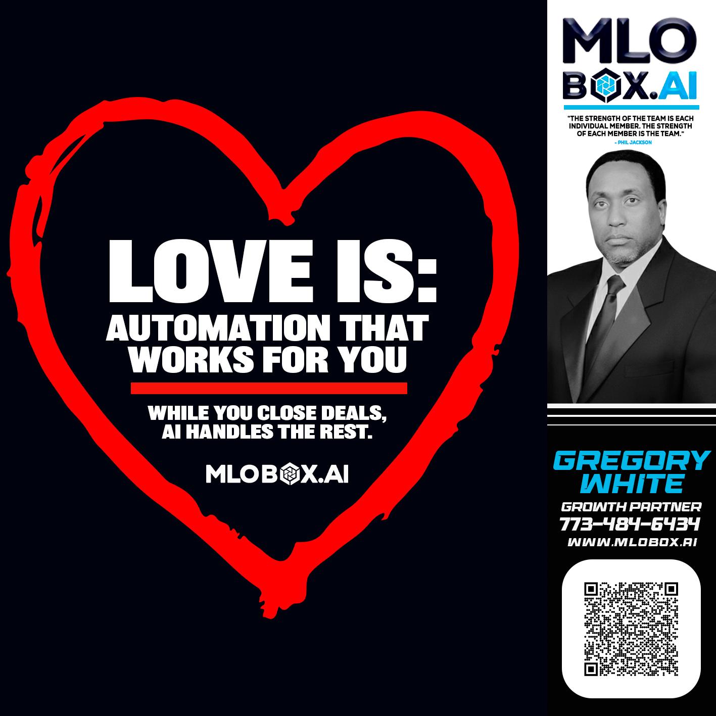 love is - Gregory White -Mortgage Loan Officer