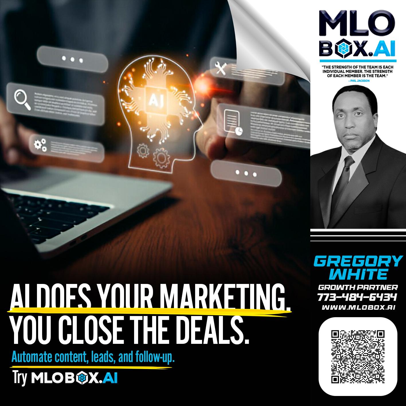 AI DOES - Gregory White -Mortgage Loan Officer