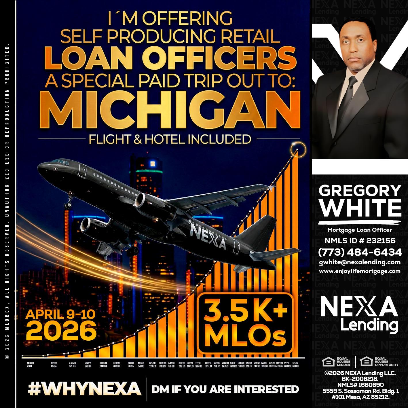 3.5K - Gregory White -Mortgage Loan Officer