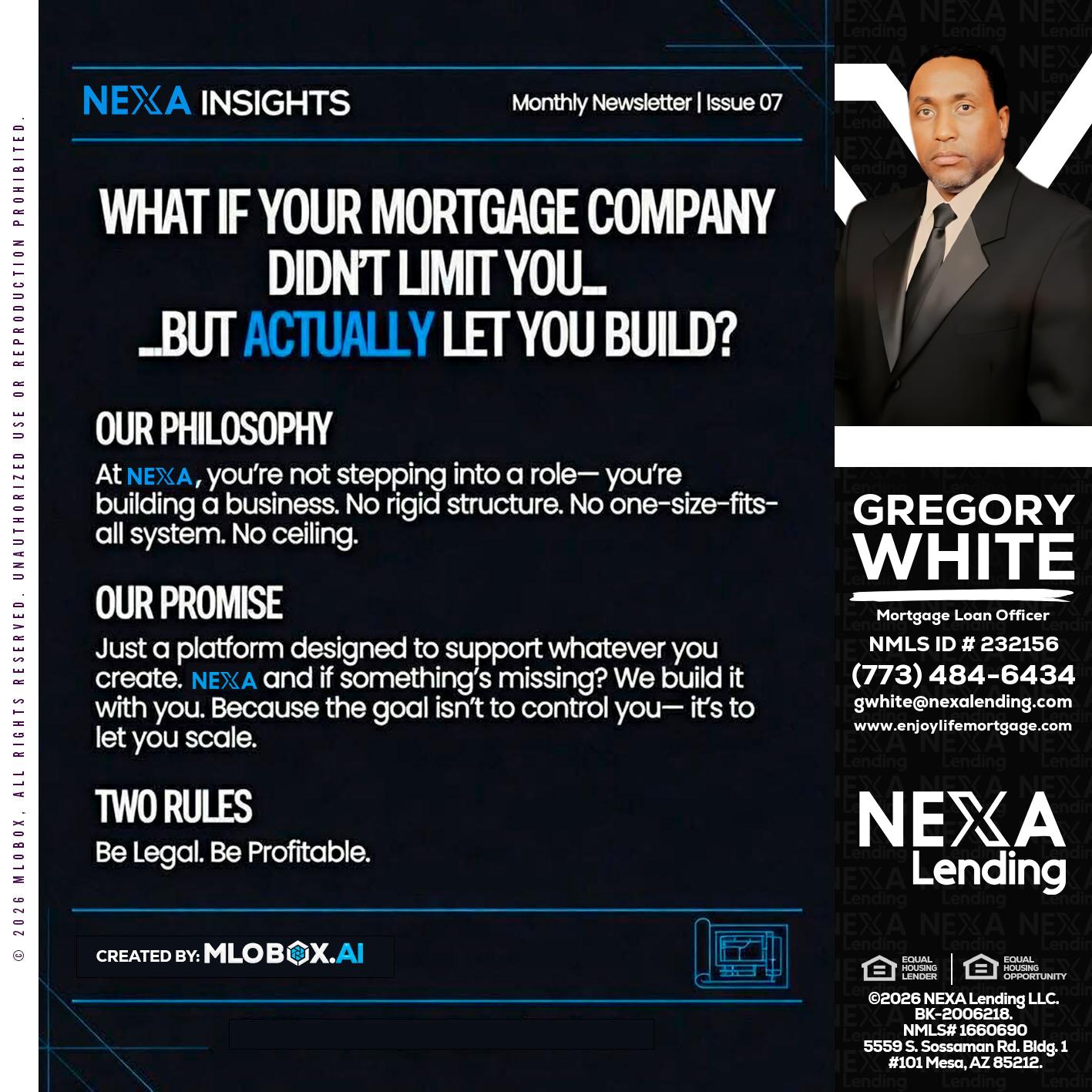 NEXA INSIGHTS - Gregory White -Mortgage Loan Officer